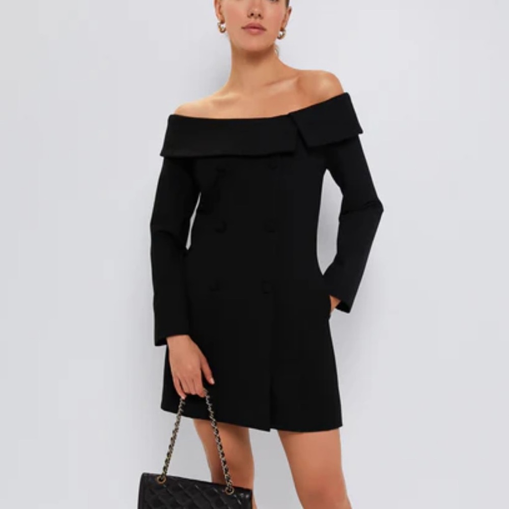 Tuckernuck Black Ponte Remington Dress